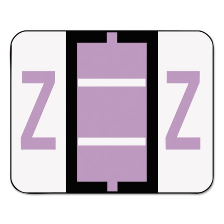 SMEAD Label, Alphabetic, Color-Coded, Z, Lavender 67096